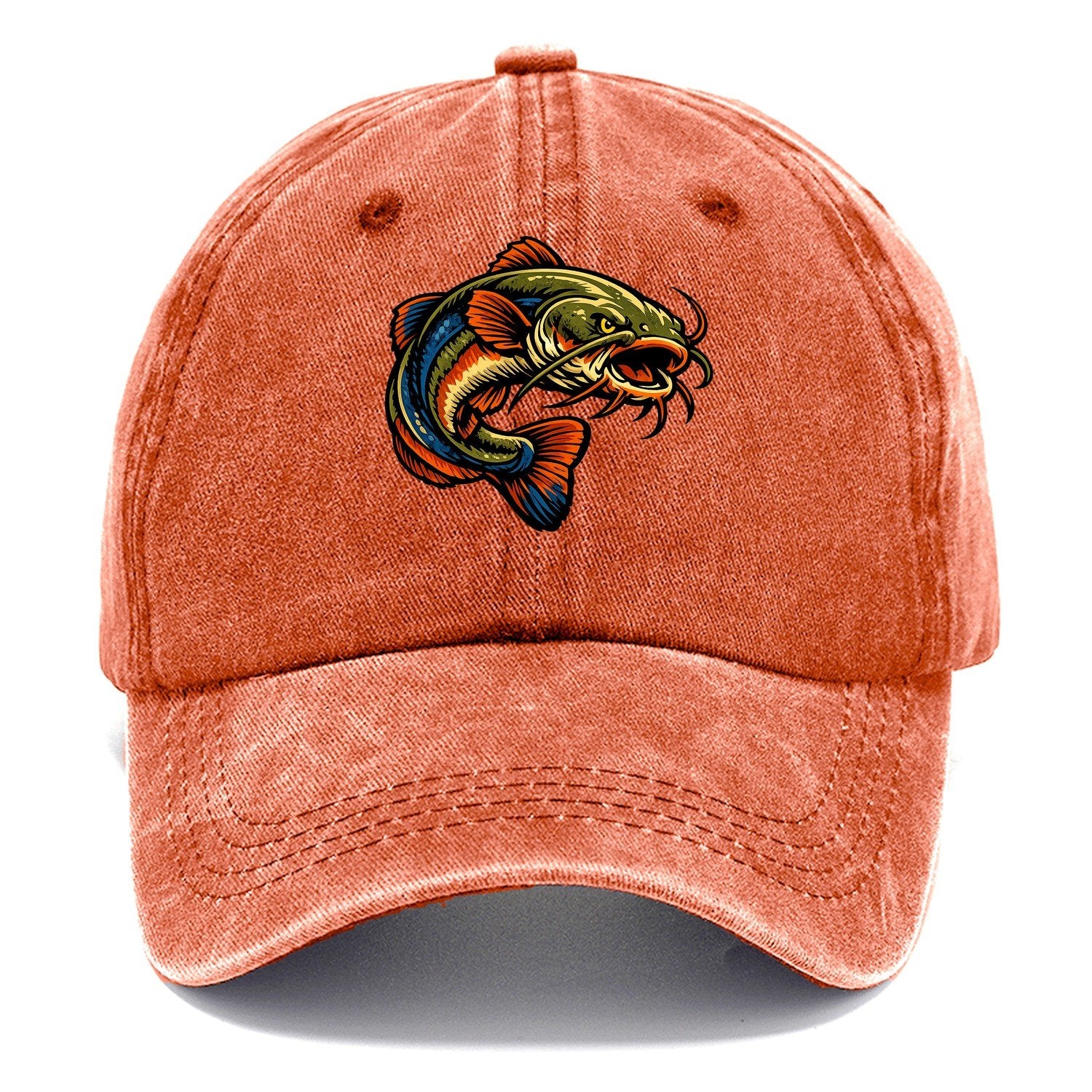 Catfish Legend Classic Cap – Terracotta Clay