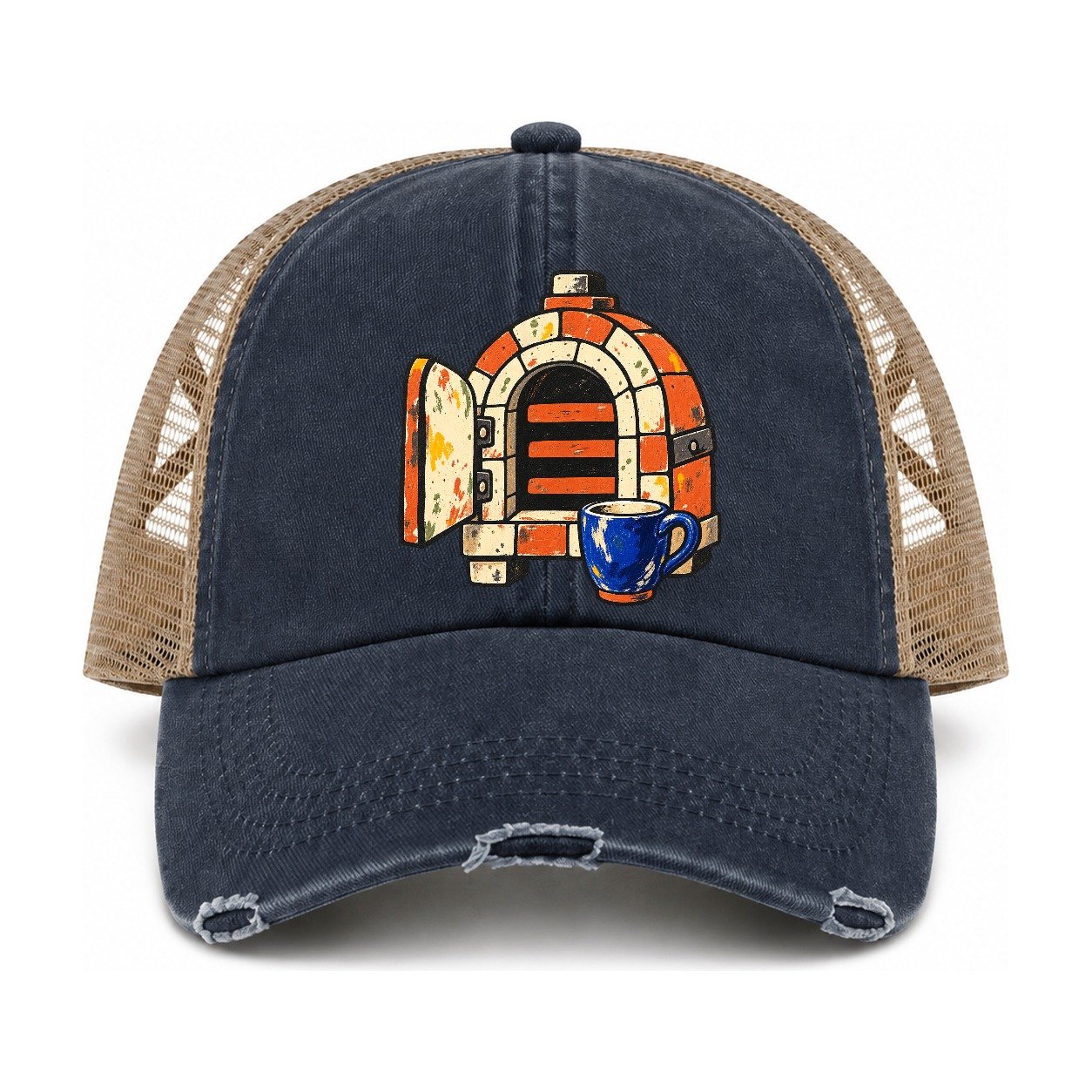 Navy-Khaki — front view
