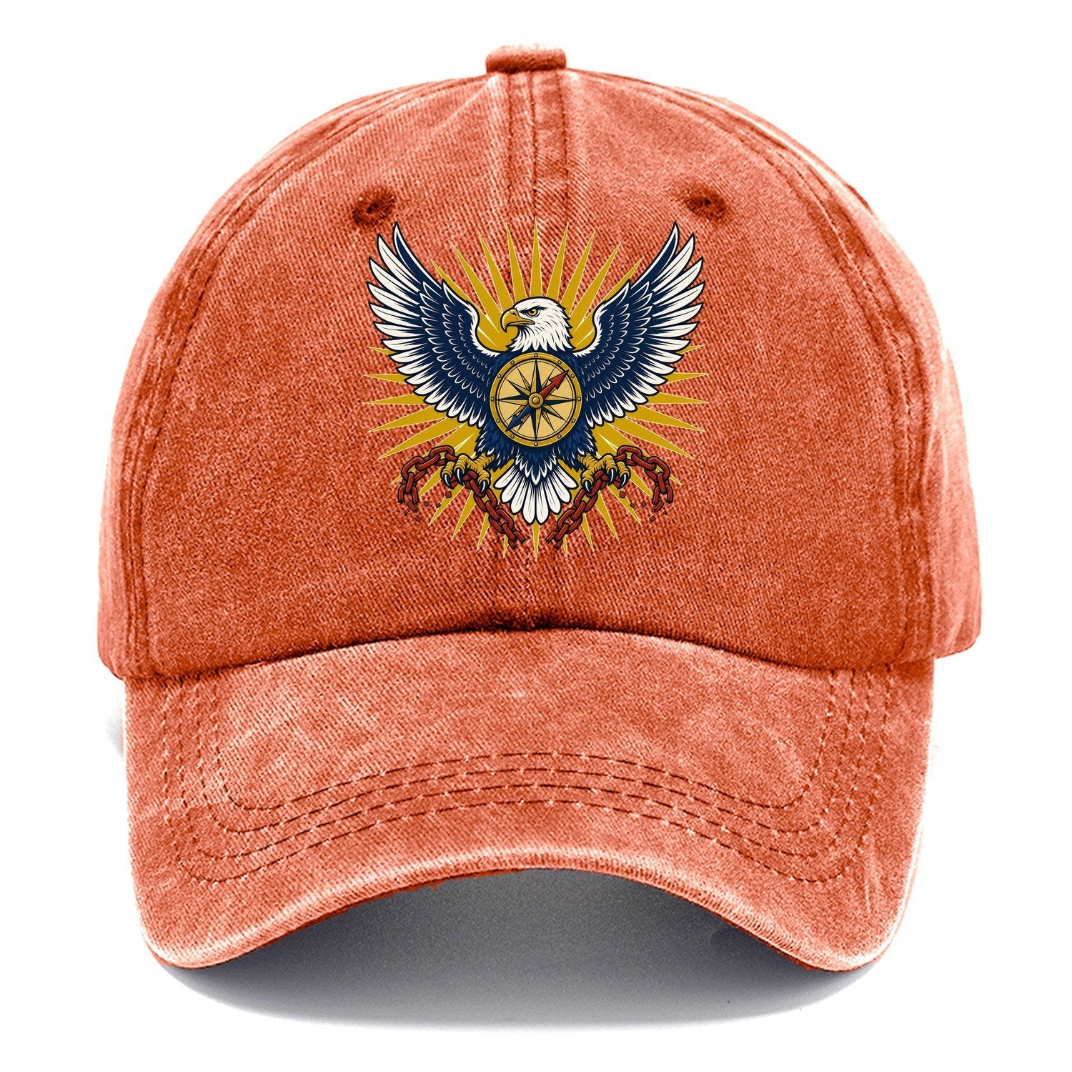 Eagle Chains Sunburst Classic Cap – Terracotta Clay
