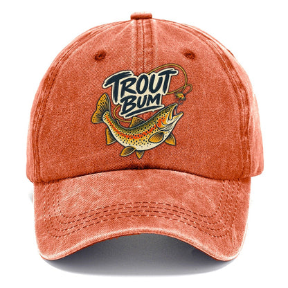 Trout Bum Fishing Elegant Classic Cap – Terracotta Clay