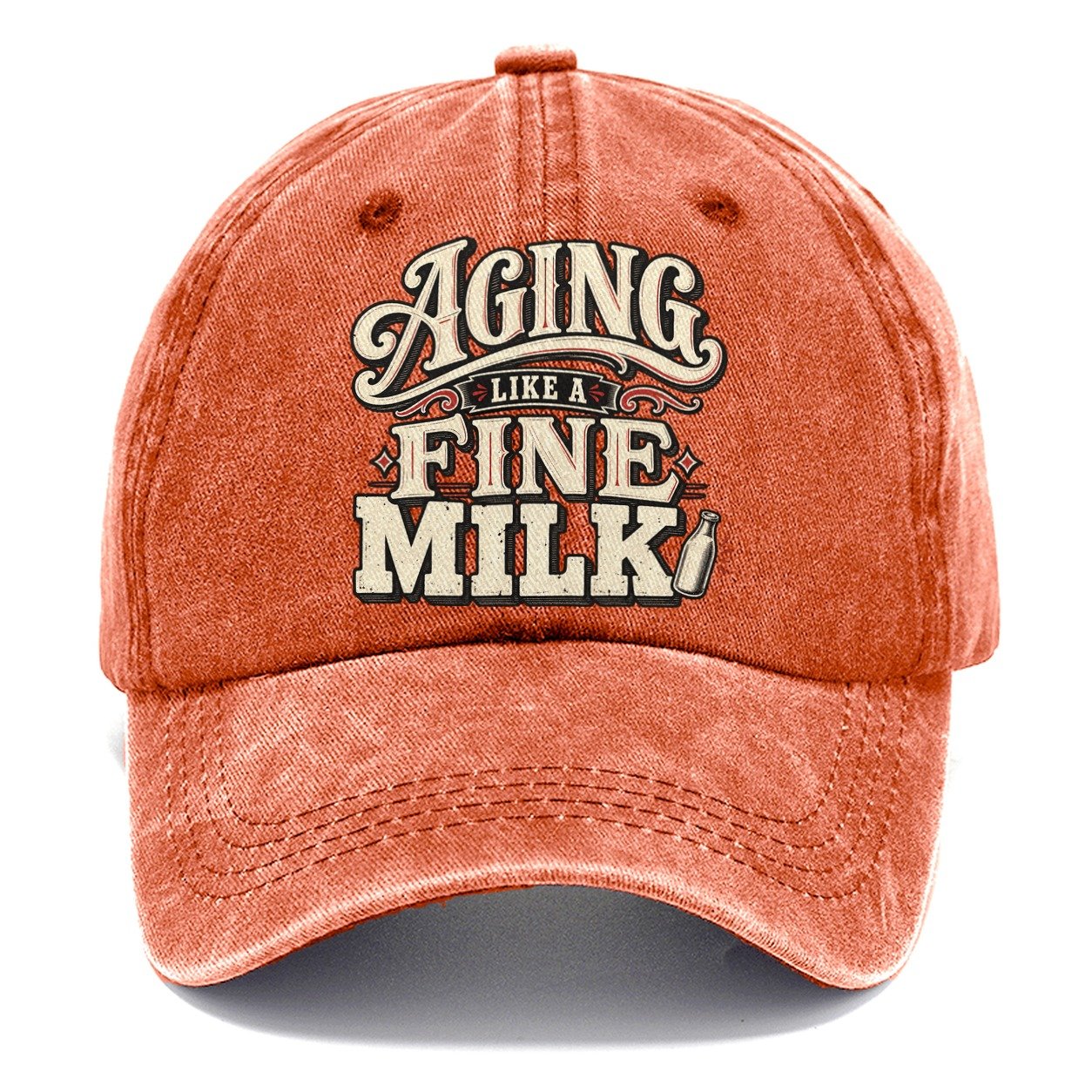 Aging Like A Fine Milk American Wit Classic Cap – Terracotta Clay