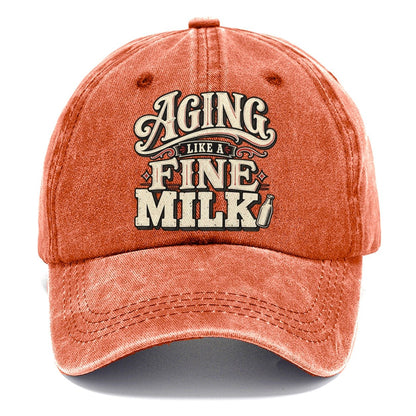 Aging Like A Fine Milk American Wit Classic Cap – Terracotta Clay