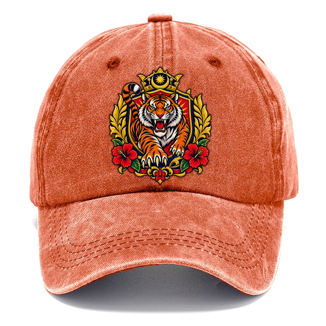 Malaysia Heraldic Crest Country Logos Classic Cap – Terracotta Clay