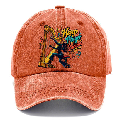 Harp Player Problems Music Instruments Classic Cap – Terracotta Clay
