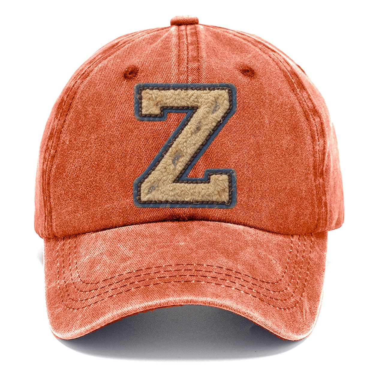 Varsity Chenille Z Monogram Classic Cap – Terracotta Clay