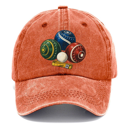 Lawn Bowls And White Jack Australia Cultural Icons Classic Cap – Terracotta Clay