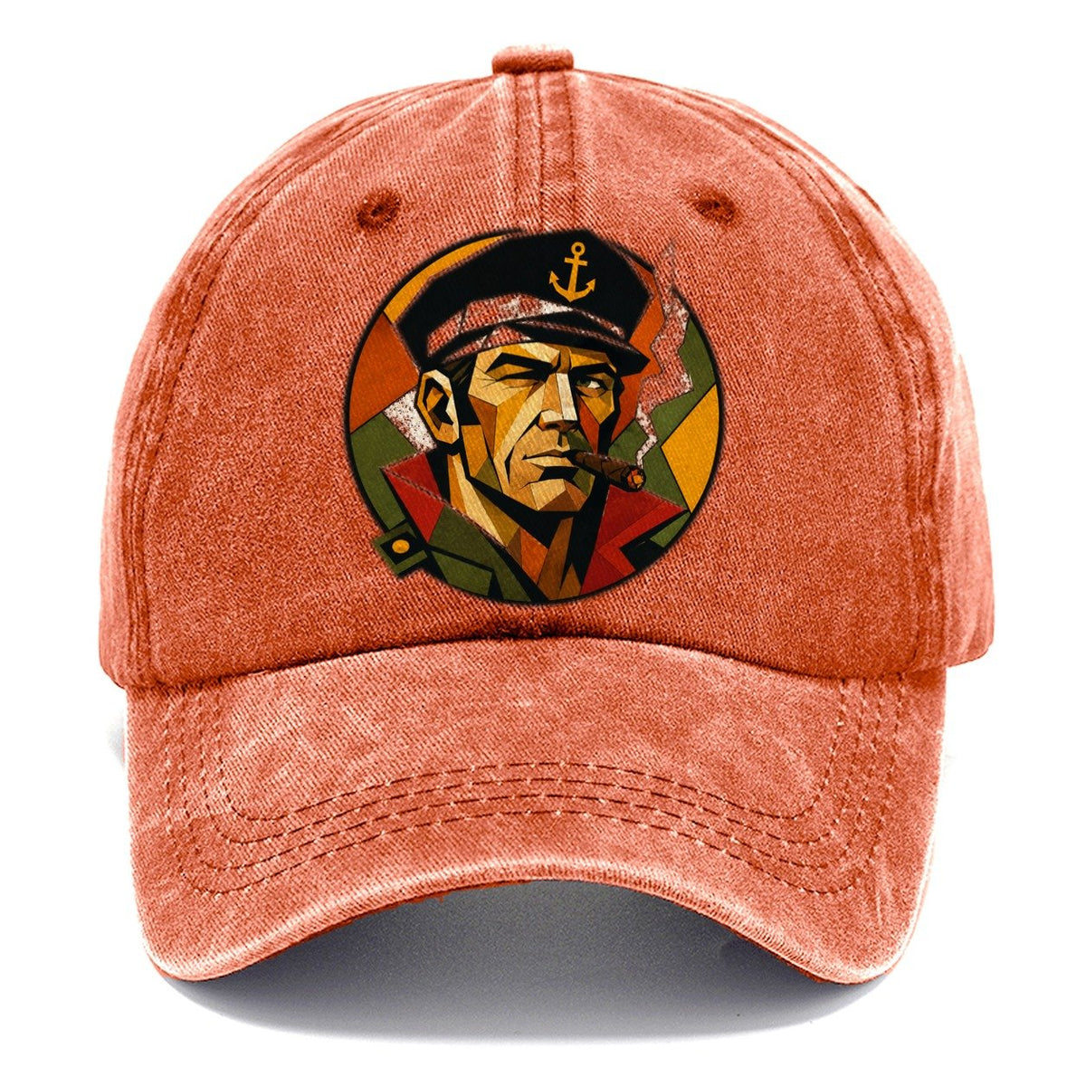 Sailor Portrait Classic Cap – Terracotta Clay