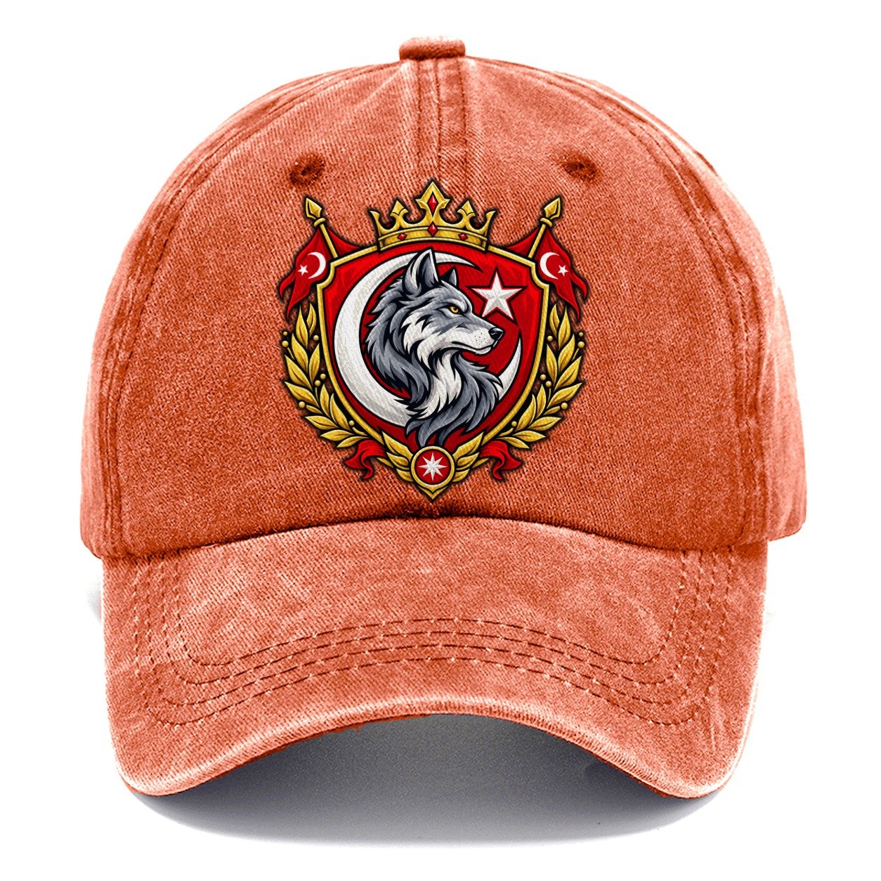 Turkey Heraldic Crest Country Logos Classic Cap – Terracotta Clay