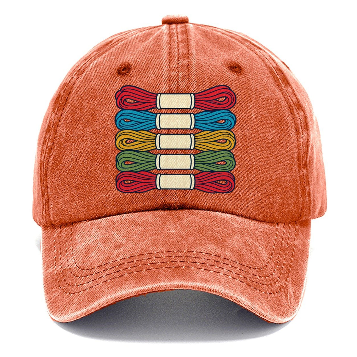 Floss Sorting Day And Needlework Classic Cap – Terracotta Clay