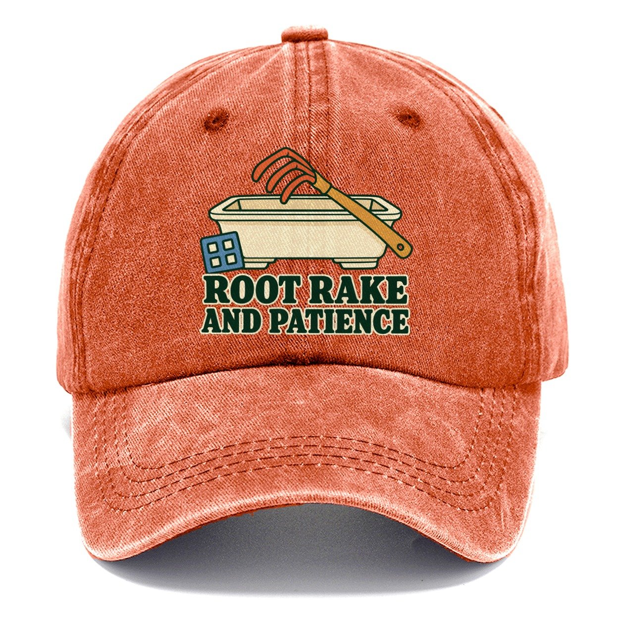 Root Rake And Patience Bonsai Classic Cap – Terracotta Clay