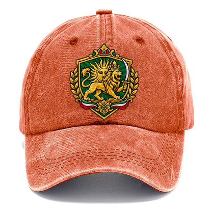 Iran Heraldic Crest Country Logos Classic Cap – Terracotta Clay