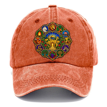 Twelve Tribes Wheel Jerusalem Classic Cap – Terracotta Clay