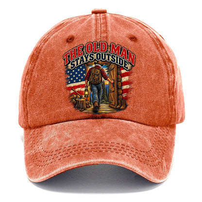 The Old Man Stays Outside Old Man Strong Classic Cap – Terracotta Clay