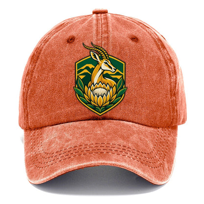 South Africa Minimal Emblem Country Logos Classic Cap – Terracotta Clay