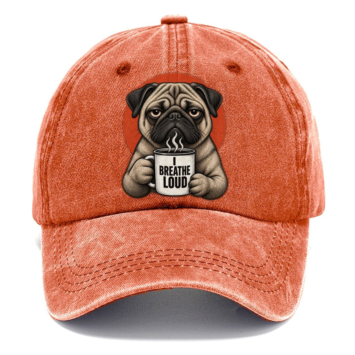 Pug Mug Truths Classic Cap – Terracotta Clay