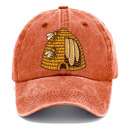 Skep Cutaway Mark Beekeeping Classic Cap – Terracotta Clay