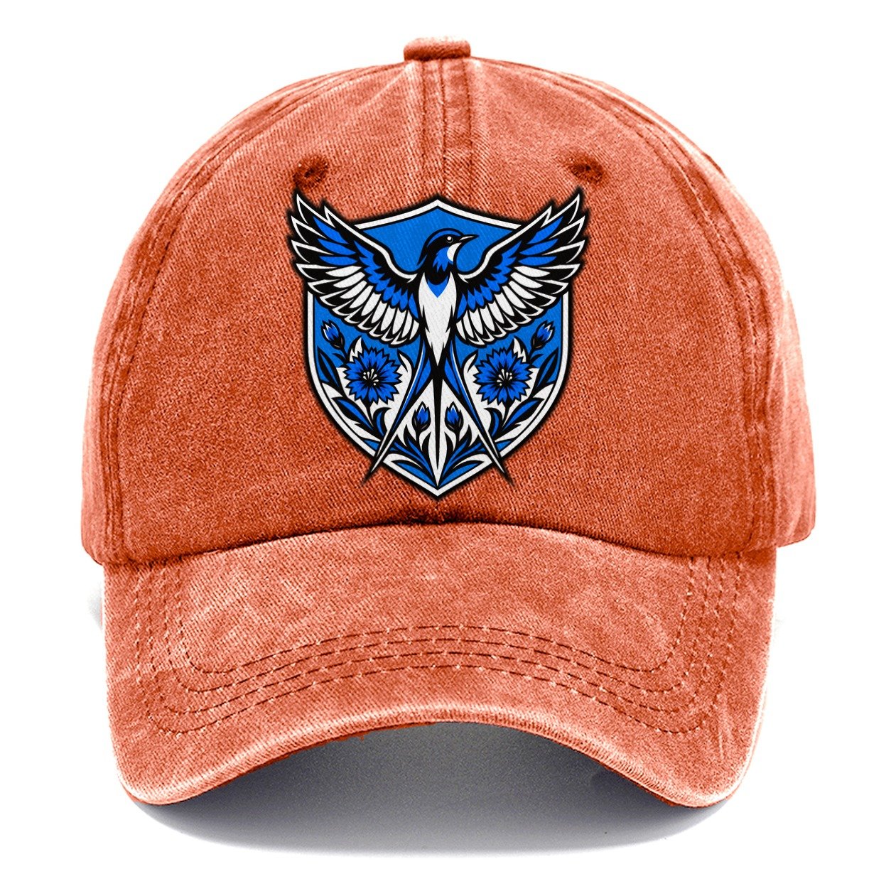 Estonia Minimal Emblem Country Logos Classic Cap – Terracotta Clay