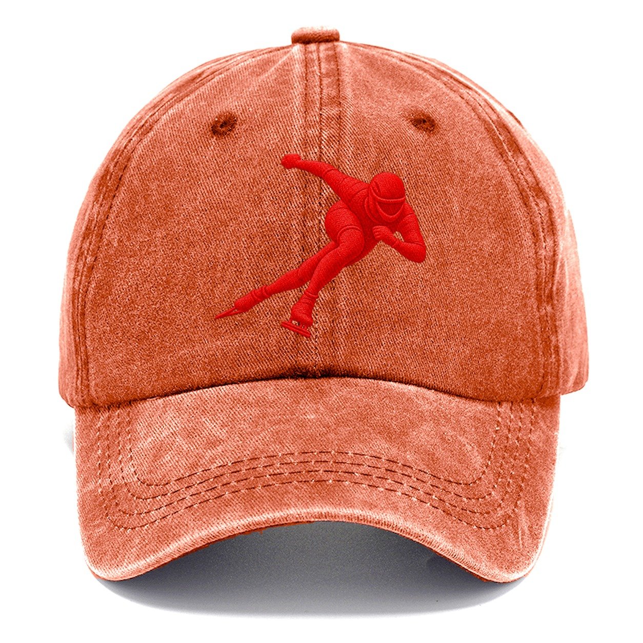Speed Skater Corner Lean Micro Motion Mark Classic Cap – Terracotta Clay