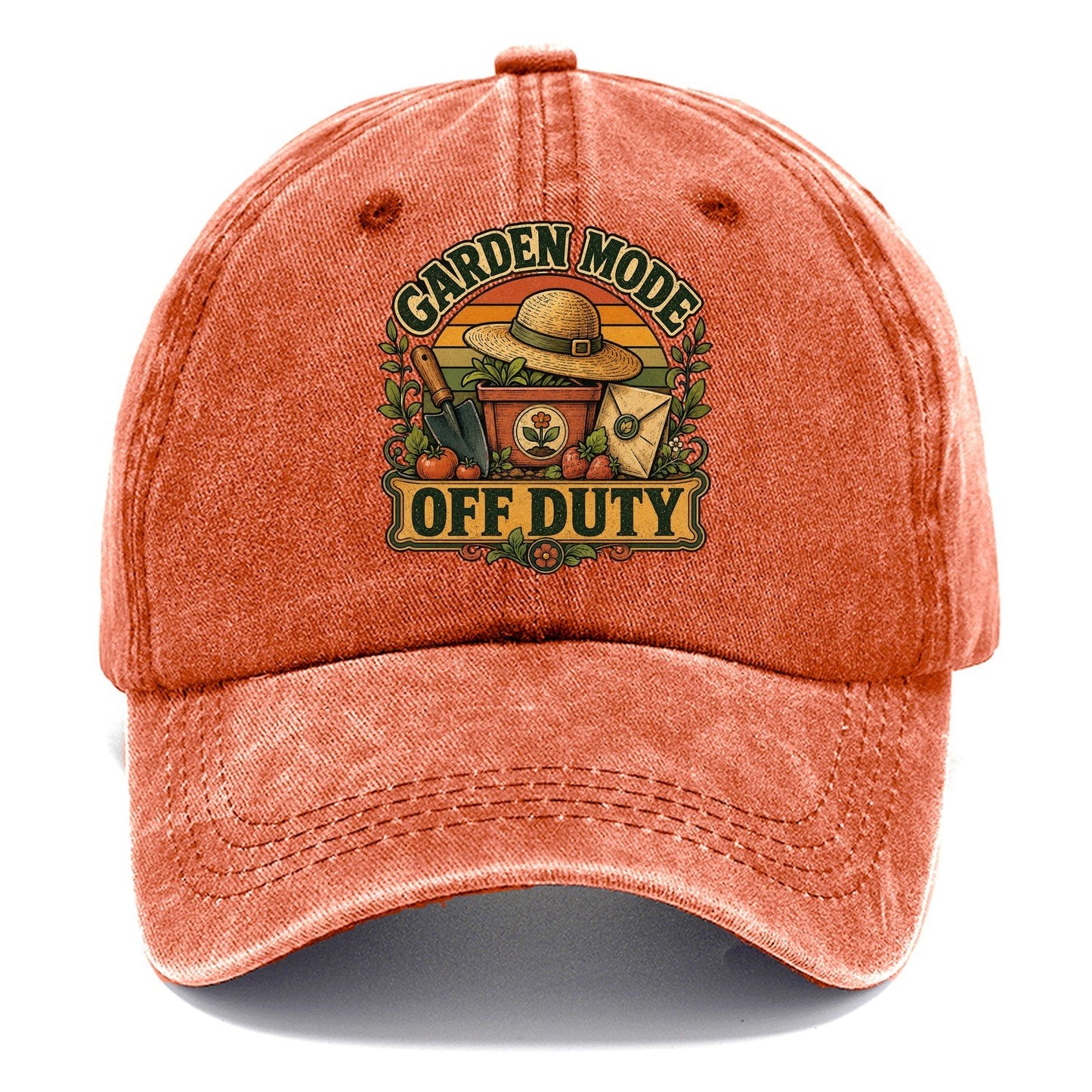 Garden Mode Off Duty Classic Cap – Terracotta Clay