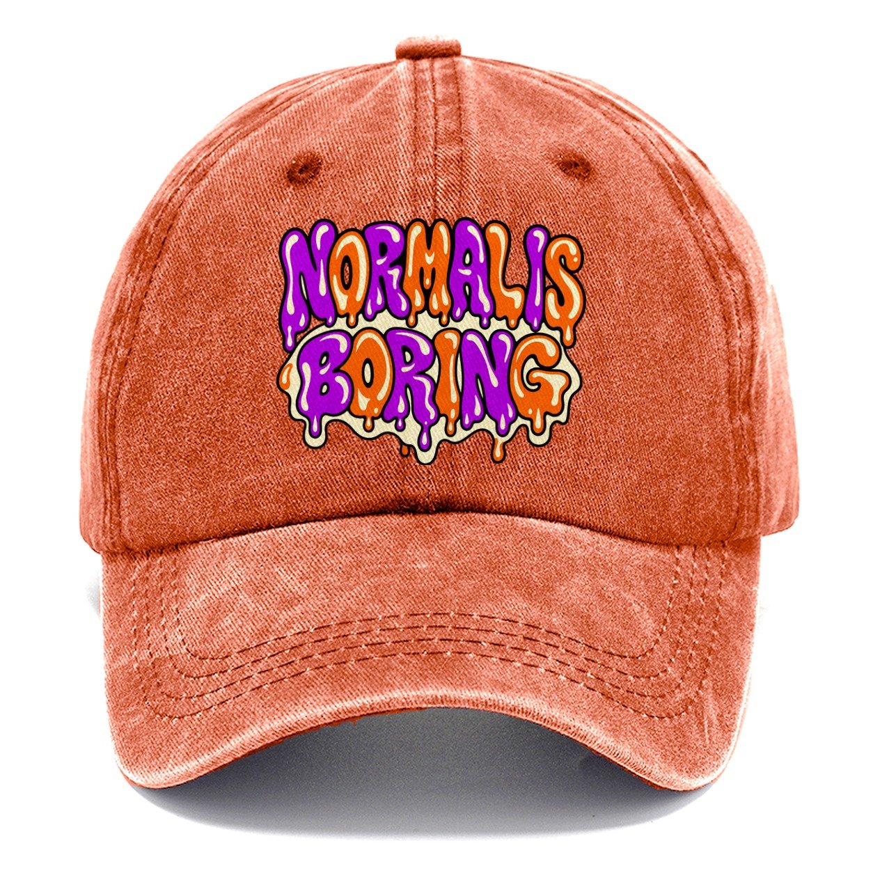 Normal Is Boring Crazy Styles Classic Cap – Terracotta Clay