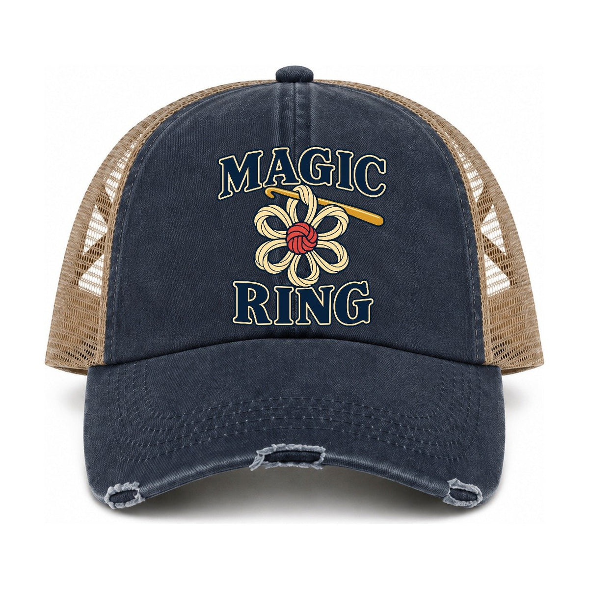 Navy-Khaki — front view