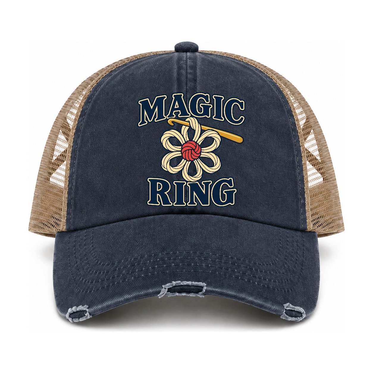 Navy-Khaki — front view