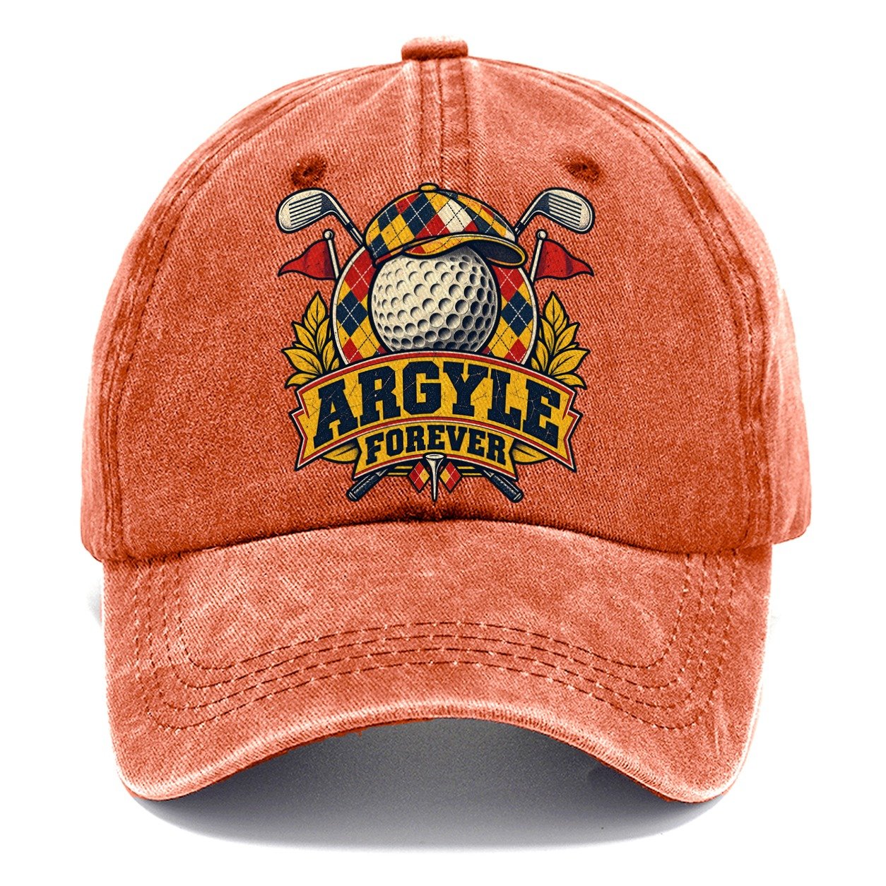 Argyle Forever Golf Life Classic Cap – Terracotta Clay