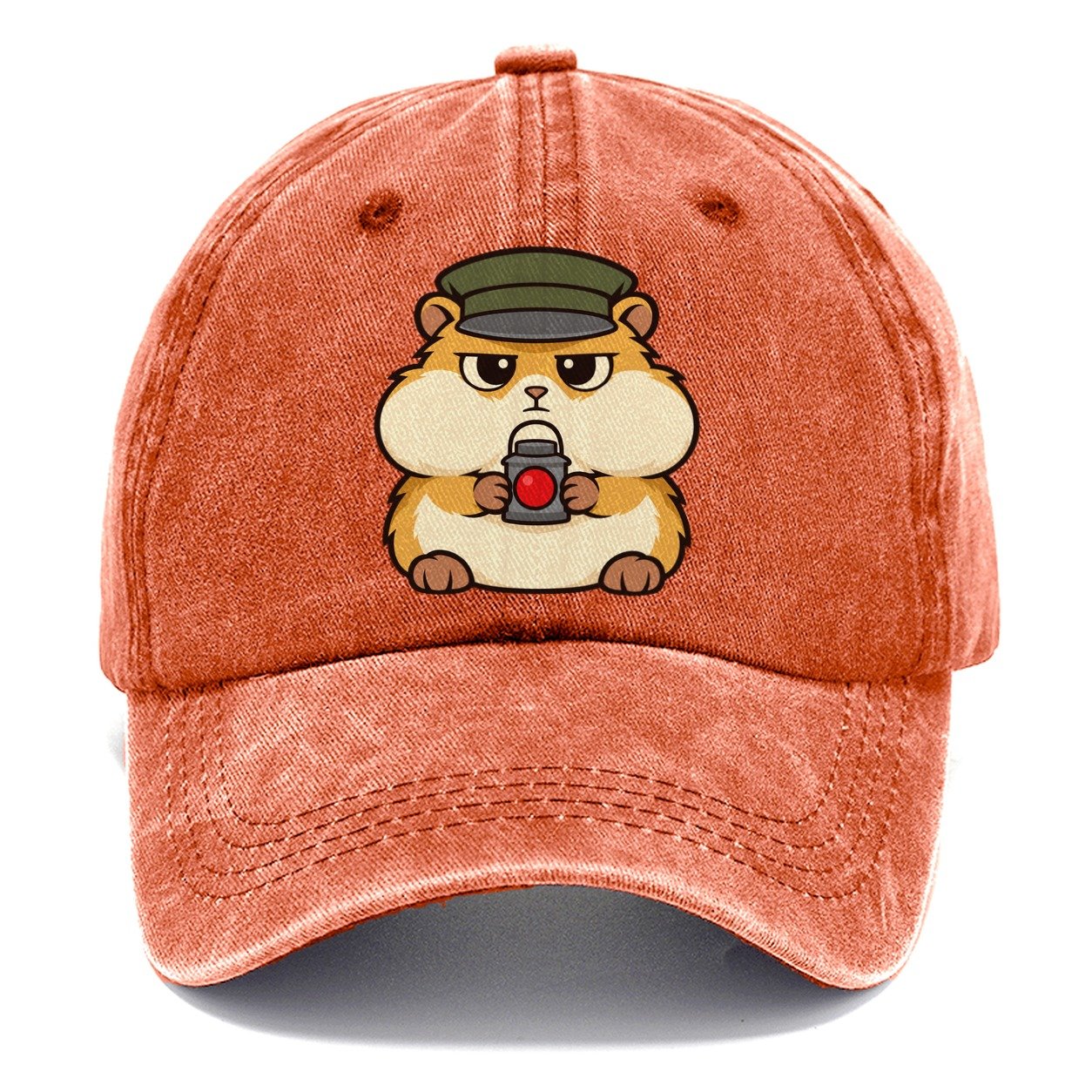 Hamster Station Master Model Railways Classic Cap – Terracotta Clay