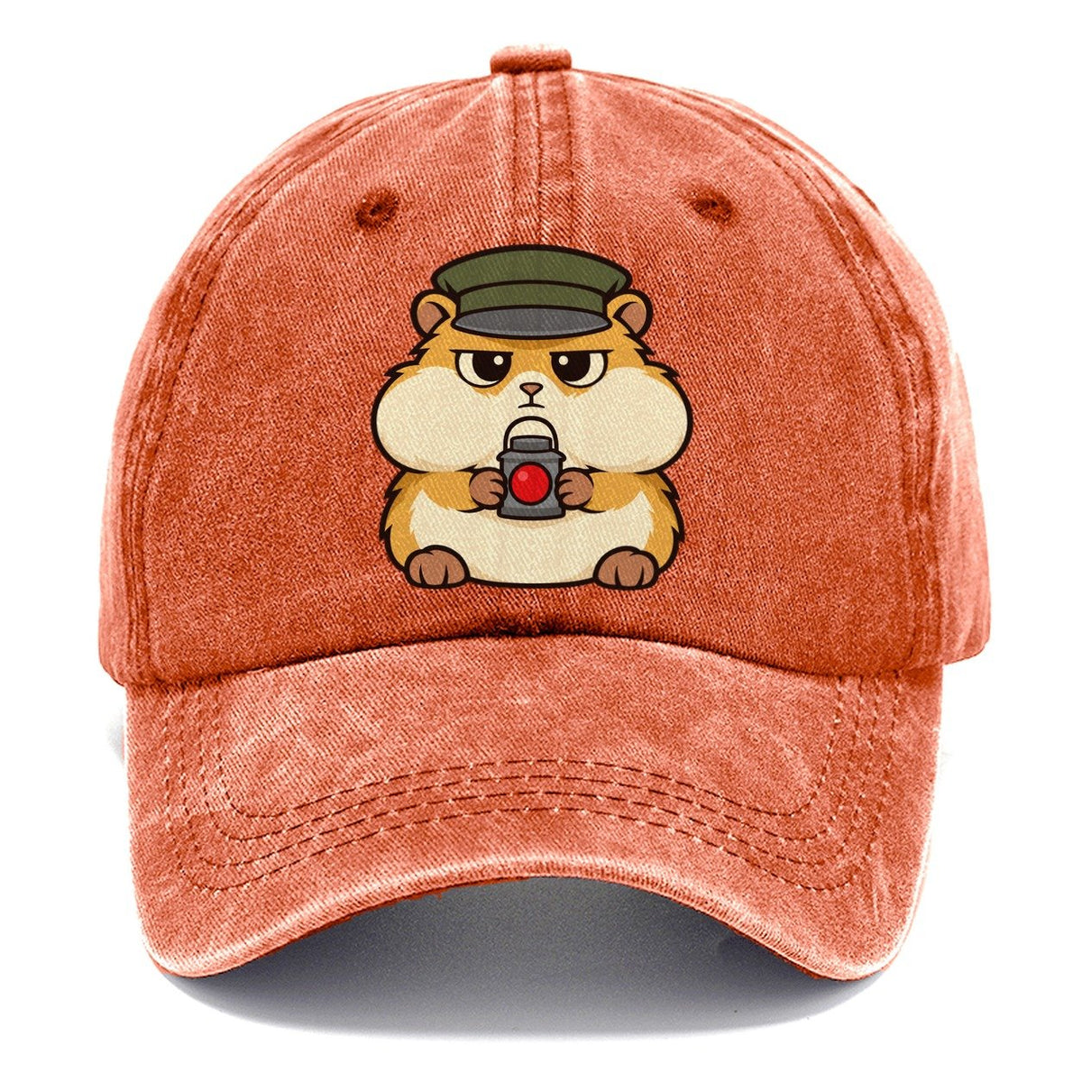 Hamster Station Master Model Railways Classic Cap – Terracotta Clay