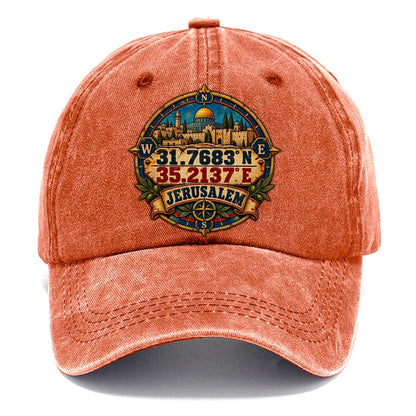 Jerusalem Coordinates Jerusalem Classic Cap – Terracotta Clay