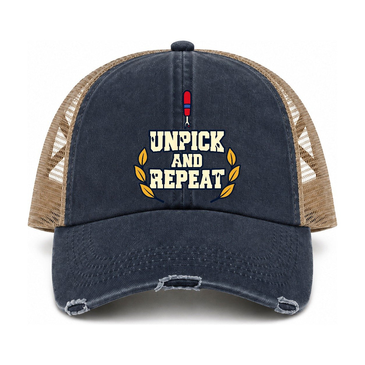 Navy-Khaki — front view