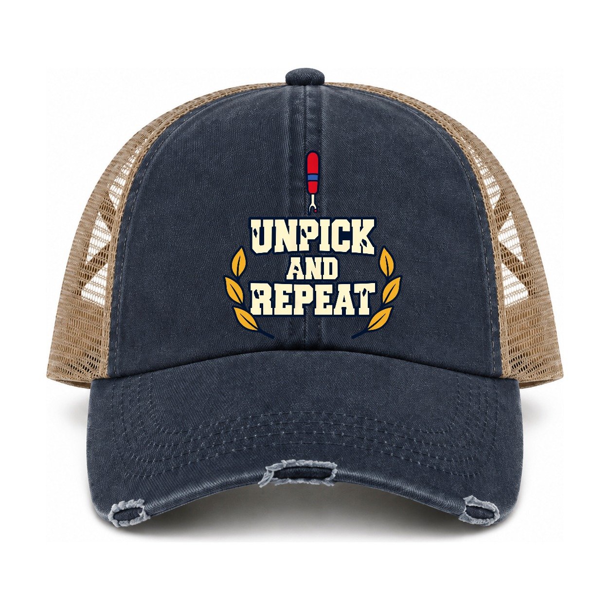 Navy-Khaki — front view