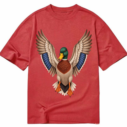 Mallard Majesty Classic T-shirt – Red