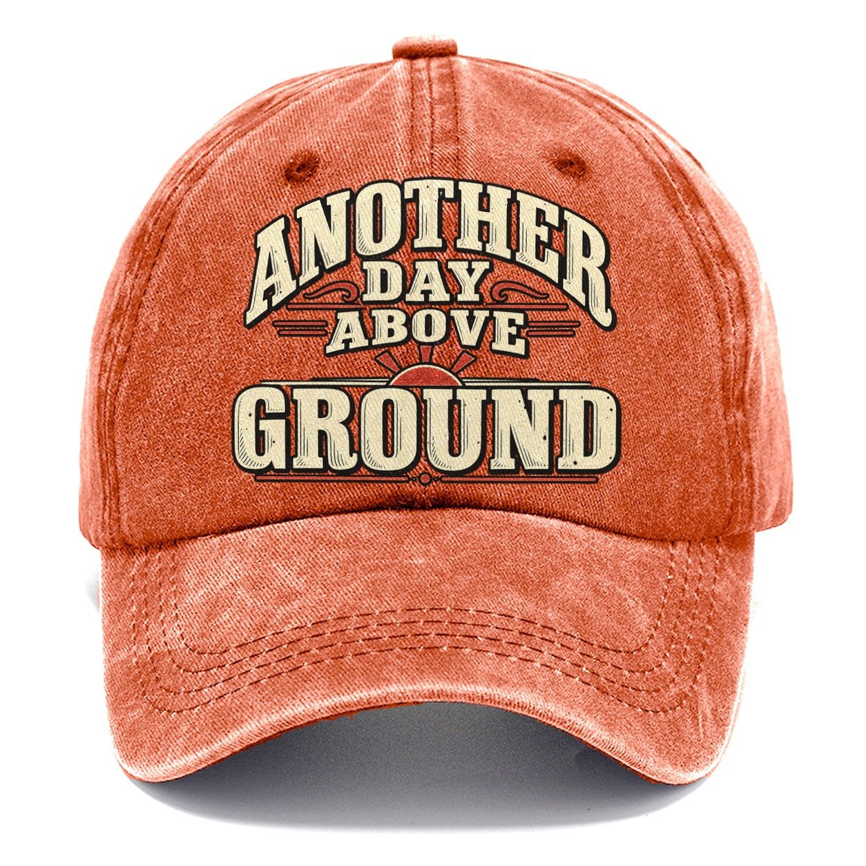 Another Day Above Ground American Wit Classic Cap – Terracotta Clay