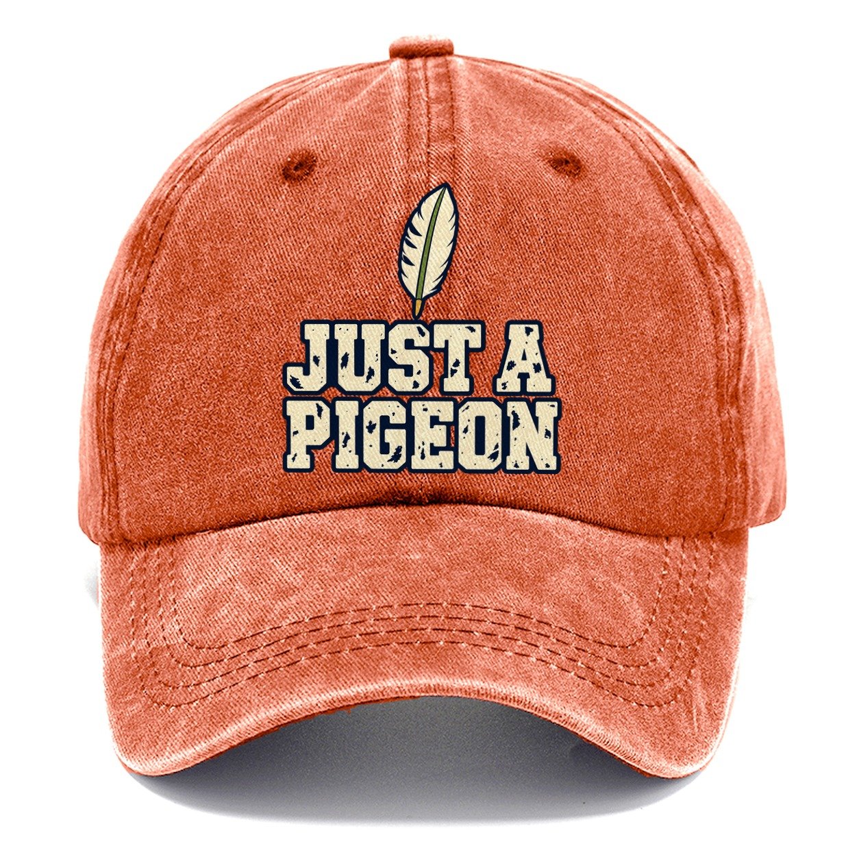 Just A Pigeon Birdwatching Classic Cap – Terracotta Clay