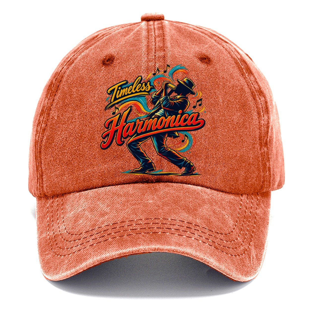 Timeless Harmonica Music Instruments Classic Cap – Terracotta Clay