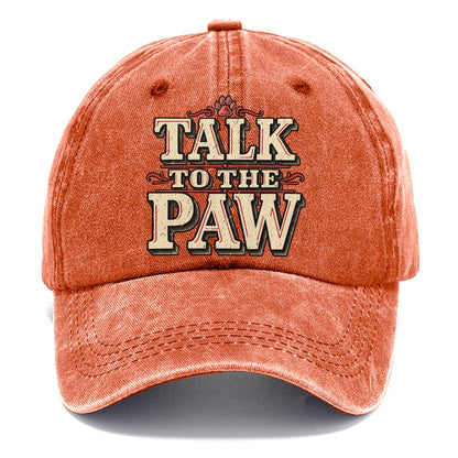 Talk To The Paw American Wit Classic Cap – Terracotta Clay