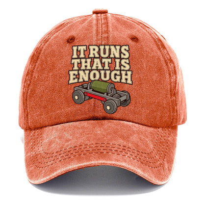 It Runs That Is Enough Model Railways Classic Cap – Terracotta Clay