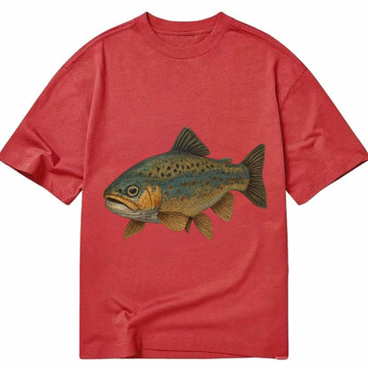 Trout Tales Headwear Classic T-shirt – Red