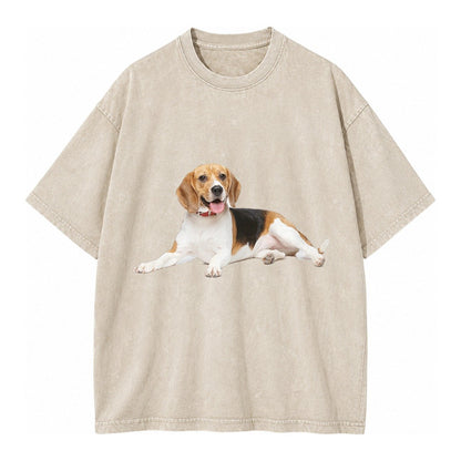 Beagle Vintage T-shirt – Off White
