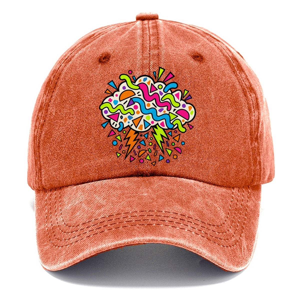 Squiggle Storm Crazy Styles Classic Cap – Terracotta Clay