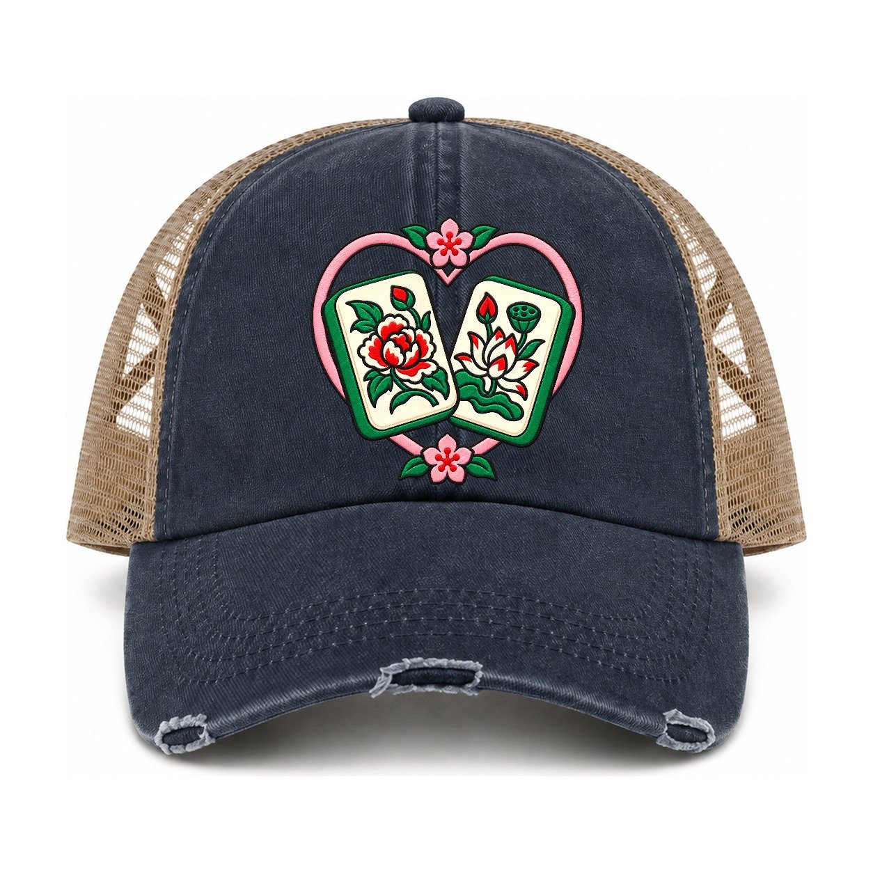 Navy-Khaki — front view
