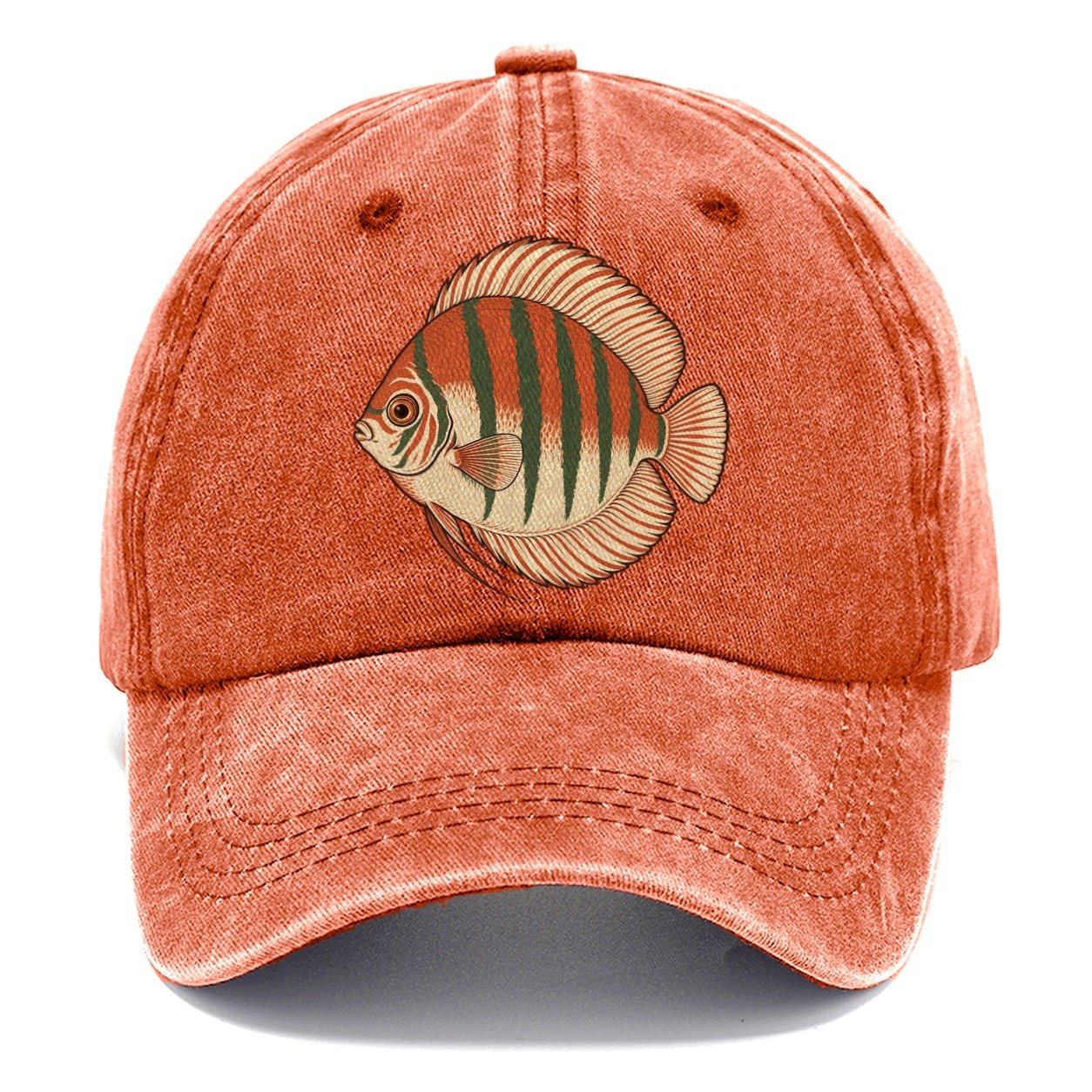 Discus Profile Study Aquarium Keeping Classic Cap – Terracotta Clay