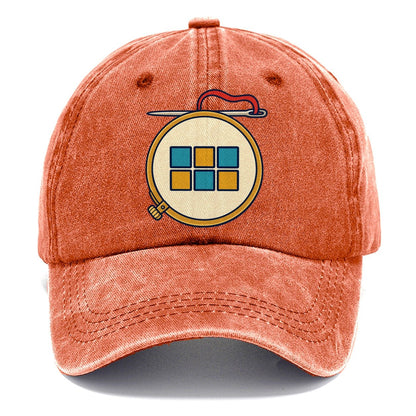 Hoop And Needle And Needlework Classic Cap – Terracotta Clay