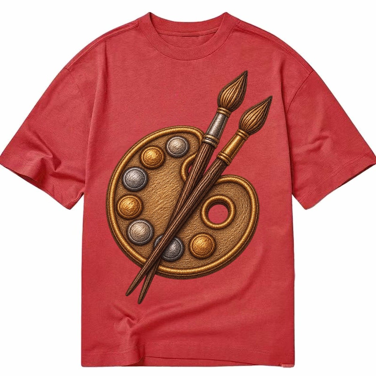 Artist Palette Classic T-shirt – Red