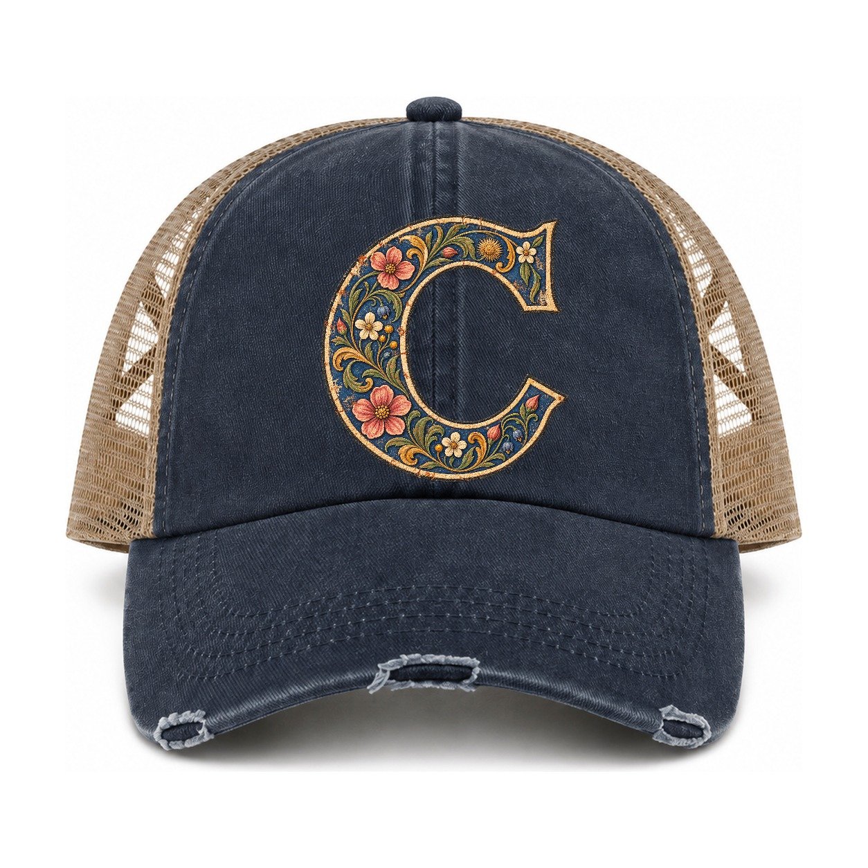 Navy-Khaki — front view