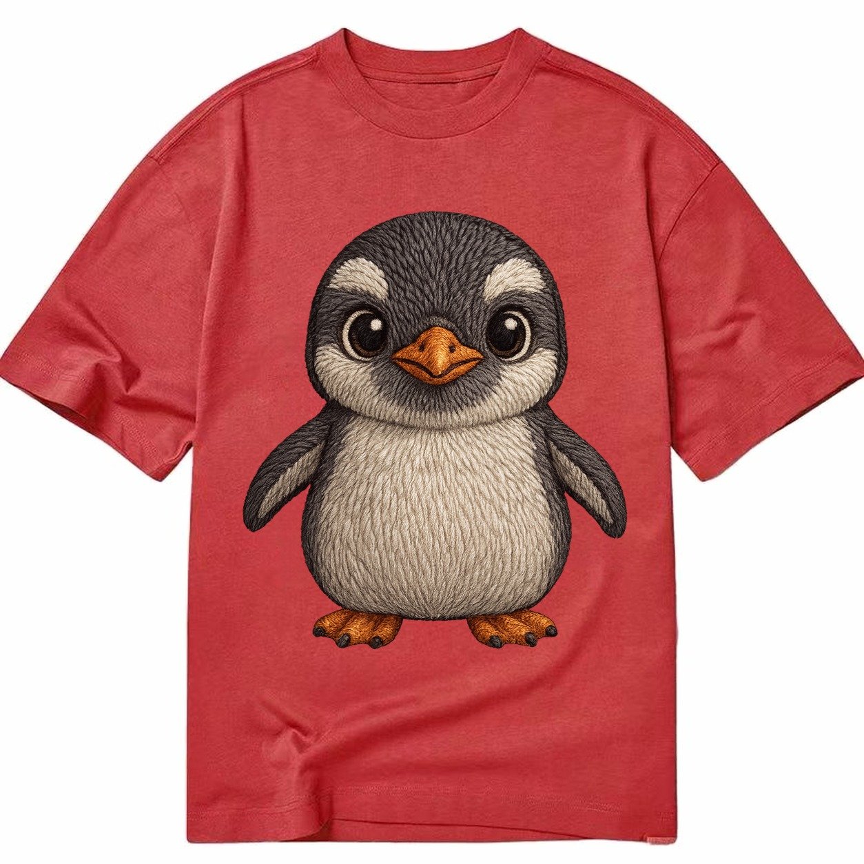 Baby Gentoo Penguin Classic T-shirt – Red