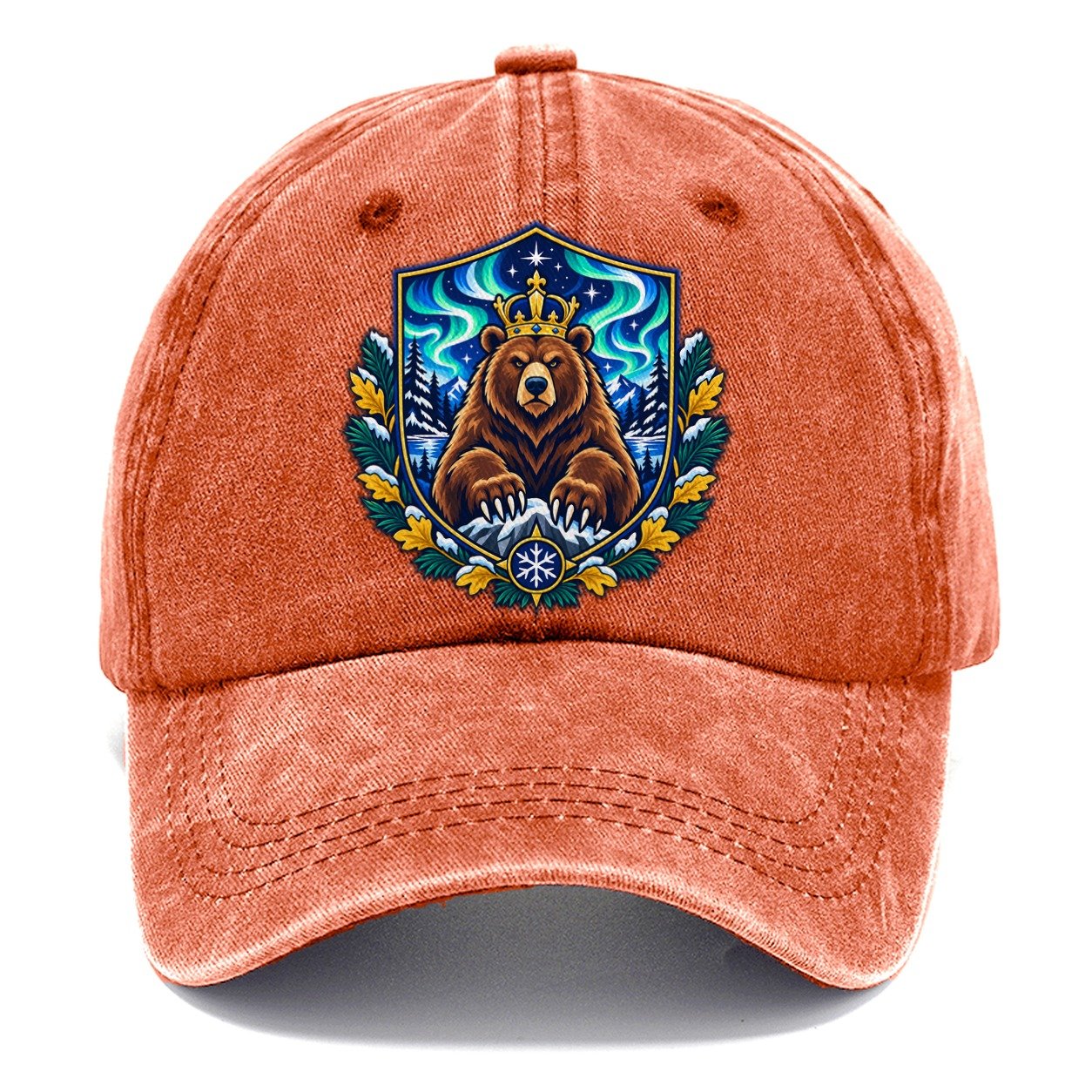 Finland Heraldic Crest Country Logos Classic Cap – Terracotta Clay