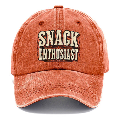 Snack Enthusiast American Wit Classic Cap – Terracotta Clay