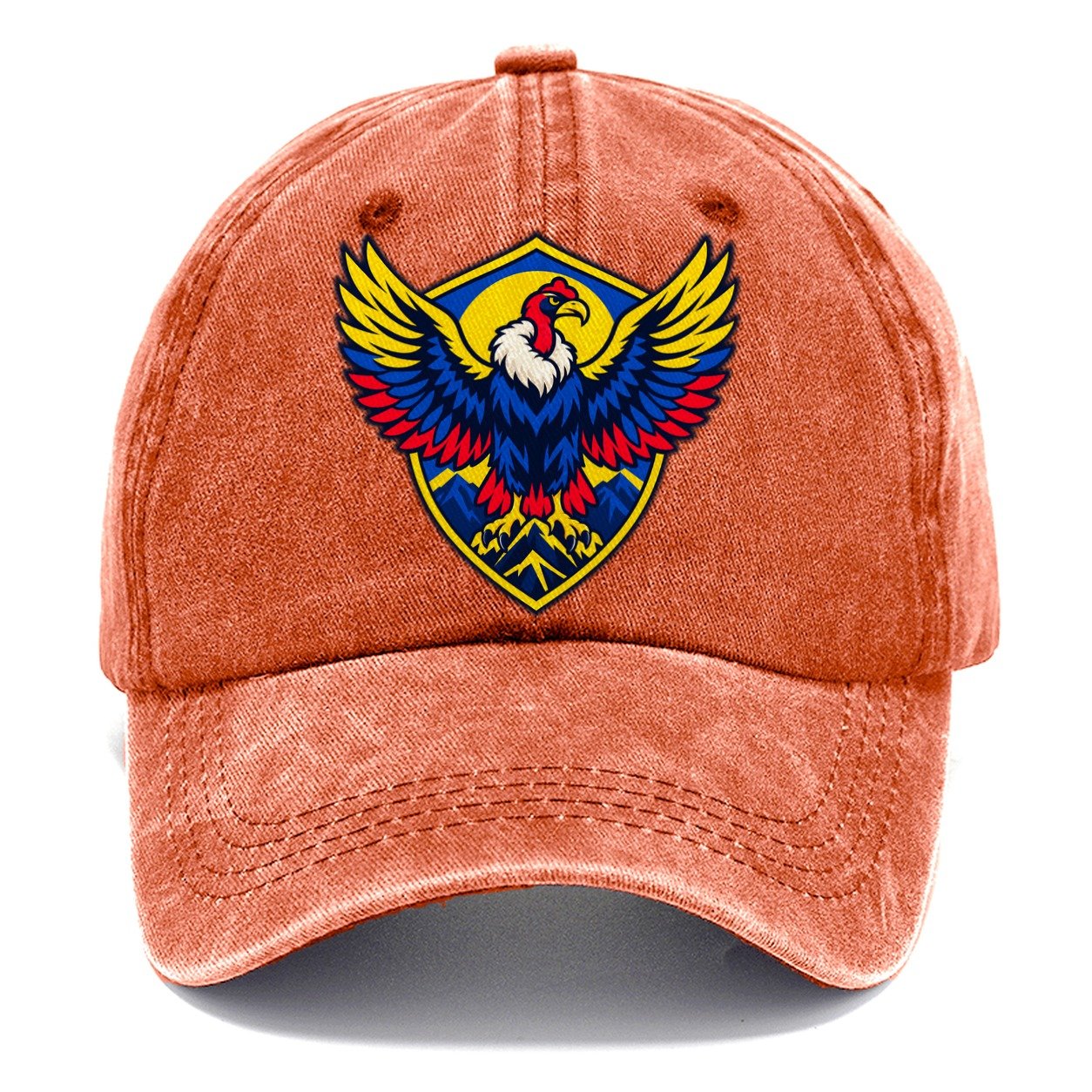 Colombia Minimal Emblem Country Logos Classic Cap – Terracotta Clay